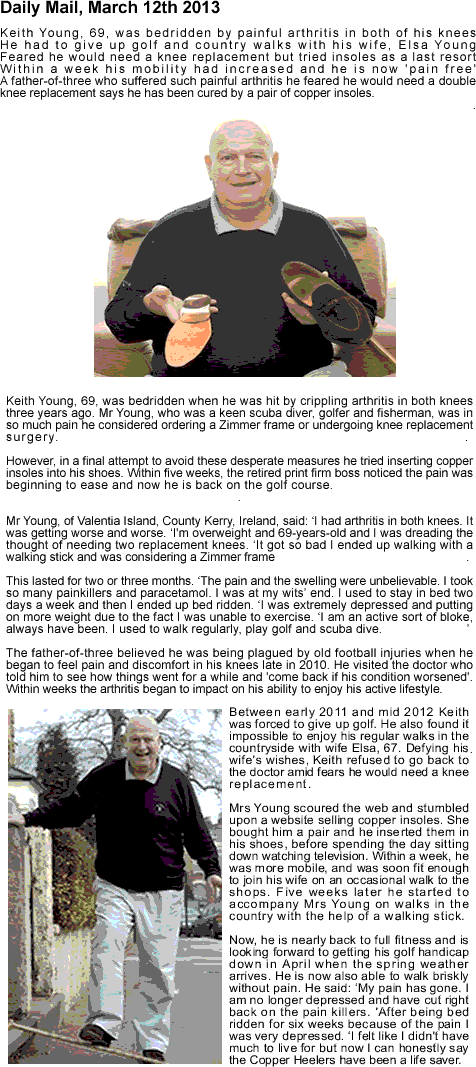 Keith Young's newspaper article